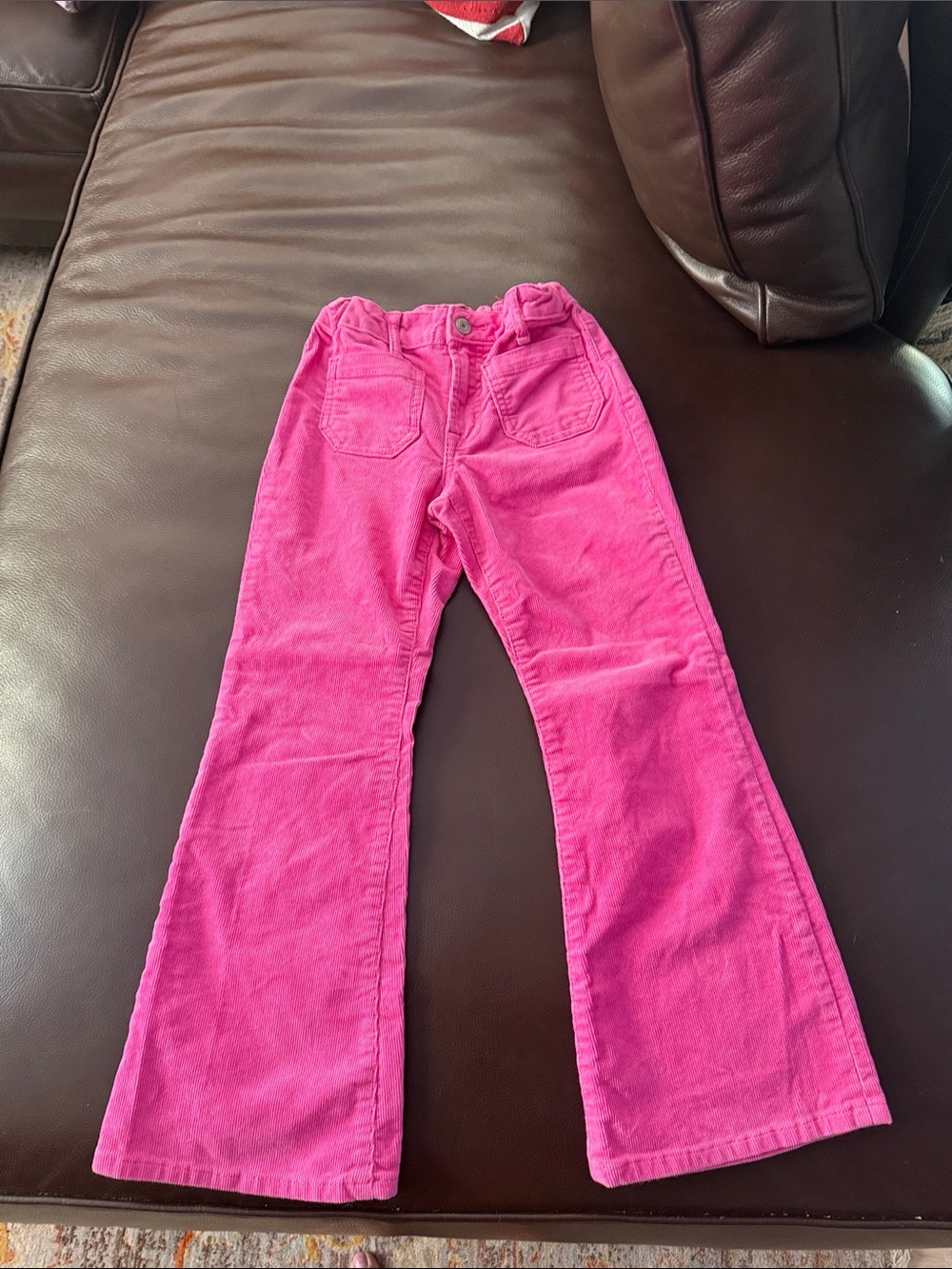 GAP Bright Pink Corduroy Flared Jeans for Kids